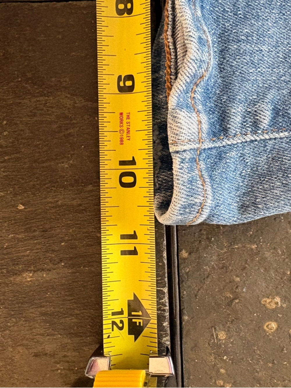 Madewell Light Blue Flared Jeans with Lettuce Hem - Picture 8 of 9